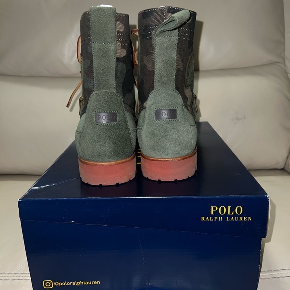 COPY - Authentic men’s, designer, camouflage, Ralph, Lauren, ranger boots - Picture 5 of 7